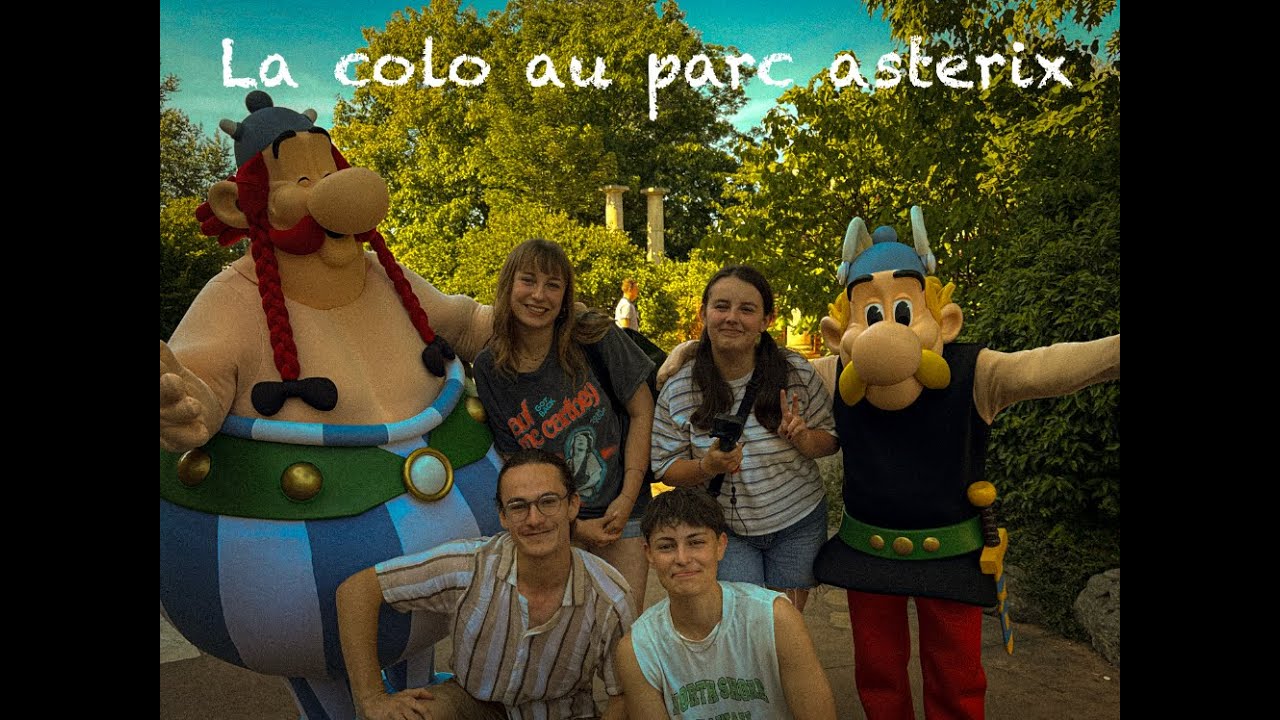 Vlog Au Parc Asterix Avec La Colo Youtube