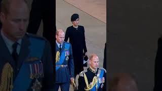 Royal Family Leave Westminster Hall Following Queen's Service