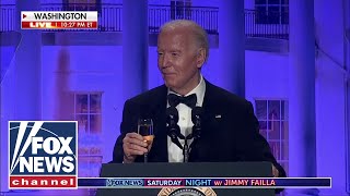 Biden dunks on himself, Trump at White House Correspondents' Dinner