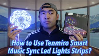 How to Use Tenmiro Smart Music Sync Led Lights Strips?