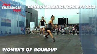 Squash: Canadian Senior Championships 2021 - Women's QF Roundup