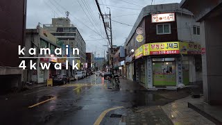 [4k korea] Walking on a rainy day to Jeungsan Station, #증산역, Seoul, Mar 03, 2021 [DJI Pocket2]