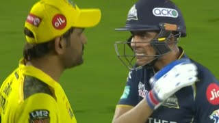 MS Dhoni got angry on Shubman Gill when he took DRS for the No ball then Jadeja came | GTvsCSK
