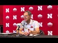 nebraska volleyball coach john cook talks sweep over wichita state