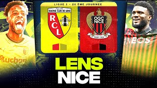 🔴 LENS - NICE | 🔥 Enorme Choc à Bollaert pour le Podium ! ( rcl vs ogcn ) | LIGUE 1 - LIVE/DIRECT