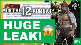 HUGE Mortal Kombat 12 LEAK! Plot, Roster, DLC, Final Bosses & MORE! - Mortal Kombat News & Rumors