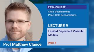 Lecture 9: Limited Dependent Variable Models (Part 1)