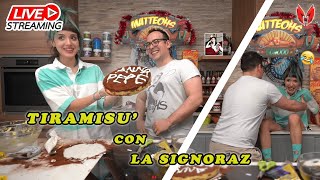 [LIVE INCREDIBILE] TIRAMISU' con LA SIGNORAZ | IN CUCINA CON MATTEOHS