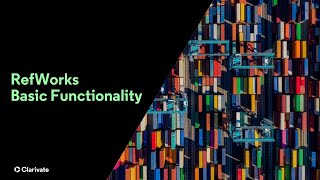 RefWorks Basic Functionality