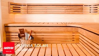 Harvia Solar Sauna Benches