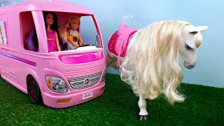 Barbie car - Camping adventure