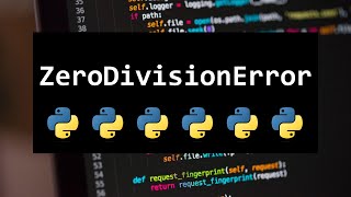 HOW TO SOLVE ZERODIVISIONERROR FOR BEGINNERS IN PYTHON 💻