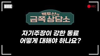 백두산의 금쪽상담소 - 자기 주장이 강한 동료, 어떻게 대해야 할까요?