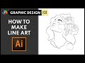 Make Minimal Line Art Design in Adobe Illustrator