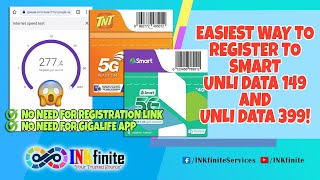 EASIEST WAY TO REGISTER TO SMART UNLI DATA 149/399! TIPS AND GUIDE | INKfinite