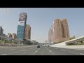 4k road trip from dubai sheikh zayed road to abu dhabi center