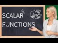 How to use Scalar Functions ? User Defined Functions Part -01