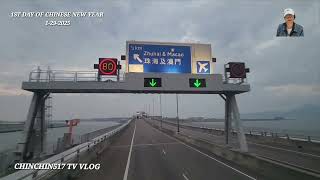 P-1: ROAD TRIP  FROM SUNNY BAY TO HONGKONG ZHUHAI MACAU BRIDGE 14:10 mins