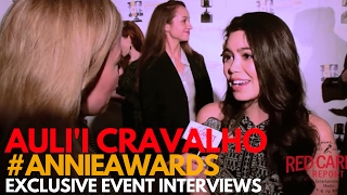 Auli'i Cravalho #Moana interviewed at the 44th Annual Annie Awards #ANNIEAwards #AwardSeason