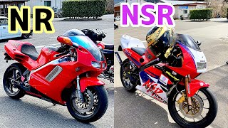 NR750  NSR250  貴重なバイクと走れました。