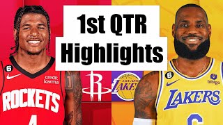 LAKERS vs ROCKETS Full Highlights 1st QTR | Apr 2 | 2023 NBA Regular Season