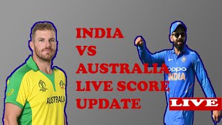 India Vs Australia Live Score Update 1st Odi