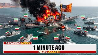 14 Siraj-1 Boats SWARM U.S. USV in Hormuz Blockade — Then THIS Happened | Military Analysis