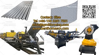 Grain silo corrugated sheet making machine | Silo corrugated plate machine manufacturer