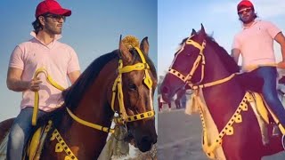 Feroze Khan Horse Riding Video