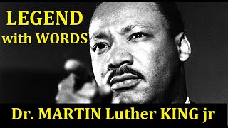 LEGEND - Martin Luther King Jr -  WISE words - Inspirational - WISDOM - Quotes