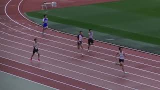 20240309山口県中学校陸上競技記録会 男子400m第1組