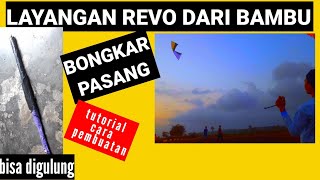 bisa BONGKAR PASANG || cara membuat LAYANGAN REVO KNOCK DOWN