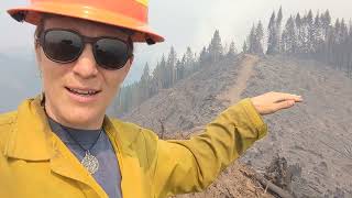 How Saddles Influence Fire Behavior