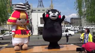 くまモン！のあちゃん＆とよみちゃんもお肌ガッサガサ！？さくら湯に入りなっせ☆