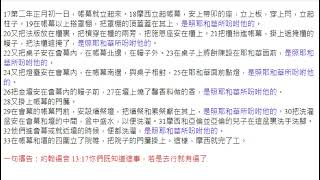 每日Q一下：2021年7月18日出埃及記第40章17節～33節