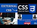 External css explain with practical!external css programme!css & html! css tutorial!By Ruchi Mahajan