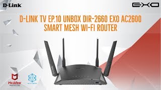 D-Link TV EP.10 Unbox DIR-2660 AC2660 Smart Mesh Wi-Fi Router