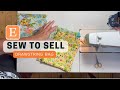 Sew to Sell | DIY drawstring bag - ETSY Facebook marketplace farmers market, reusable gift bag