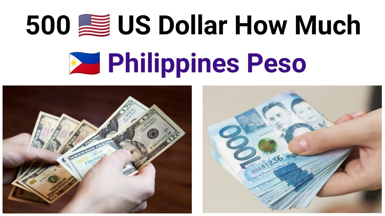 How Much 200 Dollar In Philippines Peso | 500 US Dollar In Philippines ...