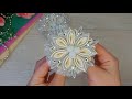 diy 🎀МК ИЗУМИТЕЛЬНЫЕ новогодние СНЕЖИНКИ .. snowflakes . new year ribbon bows