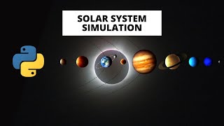 Animated Solar System Simulation using Turtle Graphics | Orbits, Rotations, and Proportional Sizes