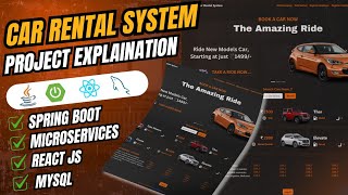Car Rental System Project in Spring Boot Microservices + React JS + MySQL | Vehicle Rental System