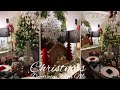 NEW🌲 2024 COZY CHRISTMAS DINING ROOM DECORATE WITH ME🌲 TRADITIONAL CHRISTMAS DECORATING🌲