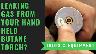 Repairing The Valve On A Hand Held Butane Jewelry Torch - Butane Torch Repair