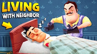 LIVING WITH THE NEIGHBOR!!! | Hello Neighbor Gameplay (Mods)