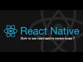 React Native - Problem 5 - React native vector icons