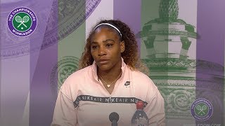 Serena Williams Runner-Up Press Conference Wimbledon 2019