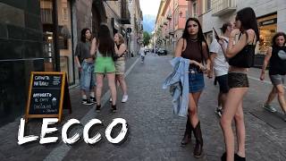 Summer walking Tour in LECCO-ITALY😍👌#walkthrough