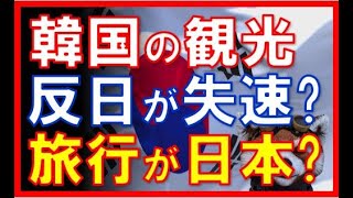 韓国の反日運動に異変！？観光客の旅行先1位は日本！？不買運動も崩壊か！？