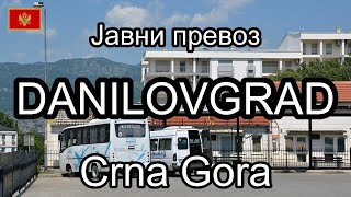 Danilovgrad, Crna Gora. Јавни превоз